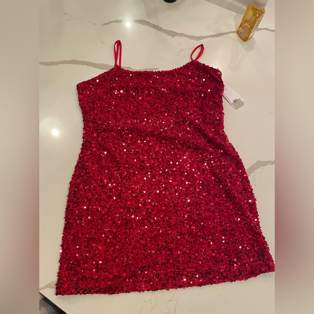 Red sequin mini holiday dress ❤️ formal cocktail dress women’s XL - BP brand